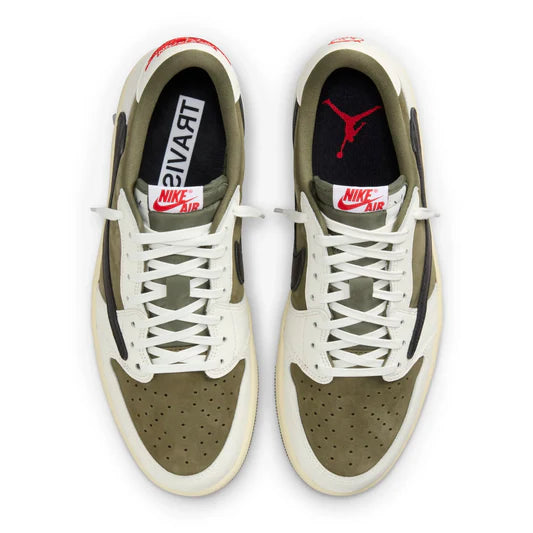 T Scott x Air Jordan 1 Low OG Medium Olive