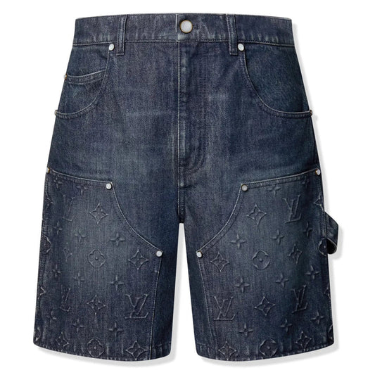 LVE Monogram Denim Carpenter Shorts