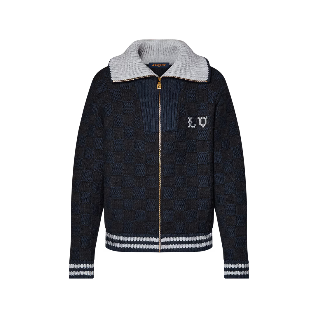 LVE Damier Knit Blouson