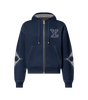 LVE Graphic Intarsia Zipped Cotton Hoodie