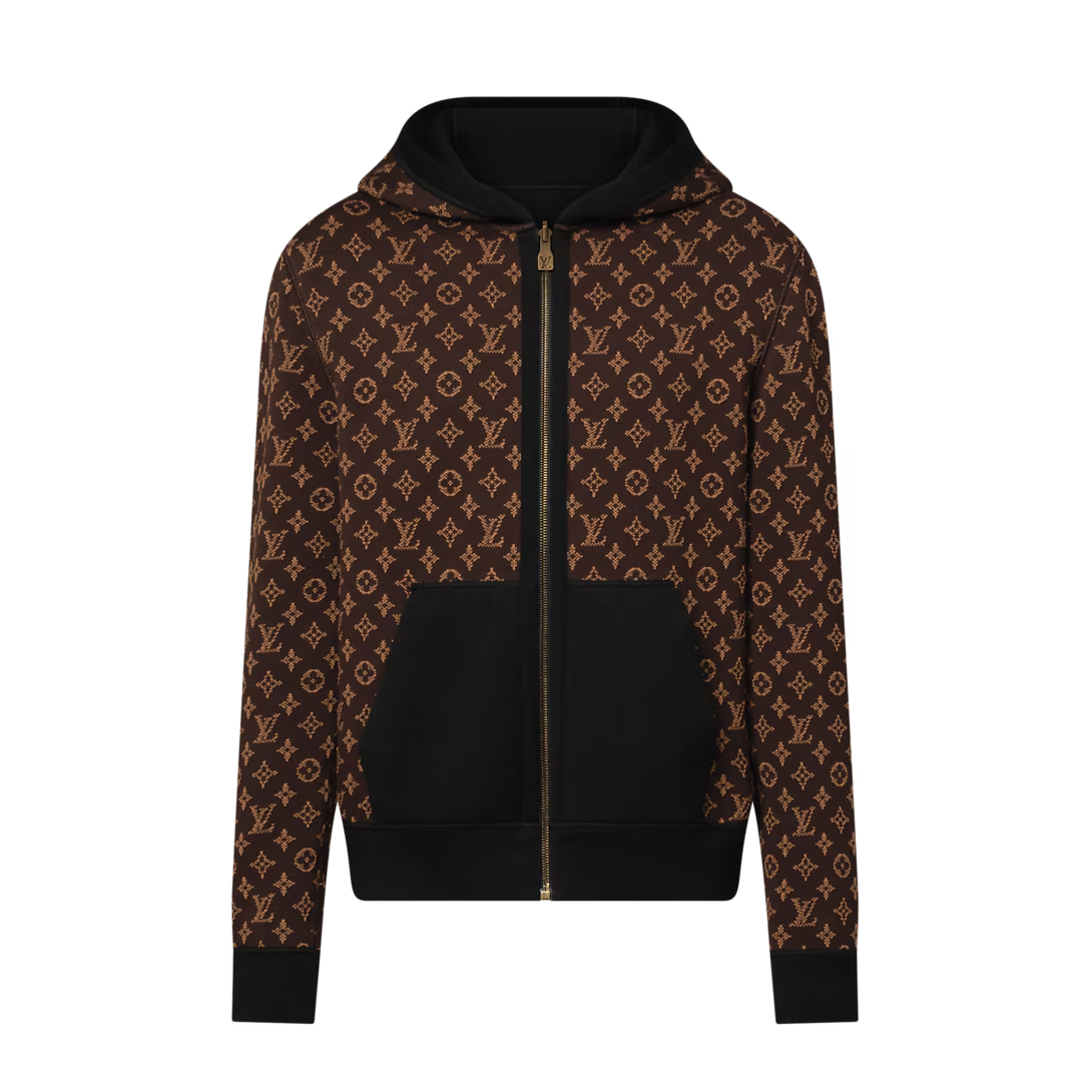 LVE Monogram Reversible Double Face Hooded Blouson