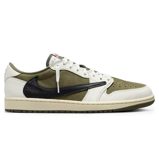 T Scott x Air Jordan 1 Low OG Medium Olive