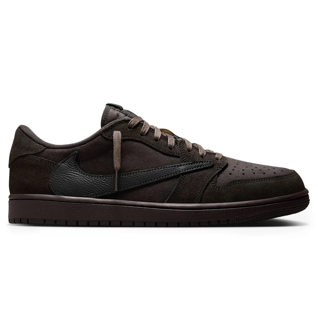 T Scott x Air Jordan 1 Low OG SP Velvet Brown